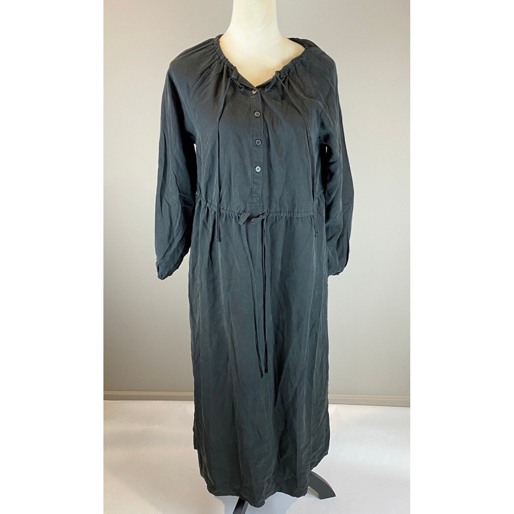 NWT Everlane Maxi Dress Women's SIze XXS Black Long Sleeve